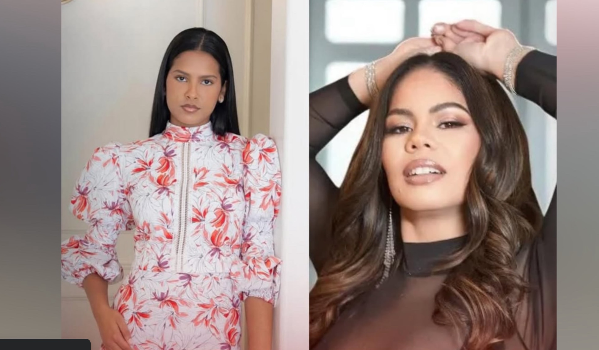 Zulinka Pérez felicita a su hermana Ana Beatriz