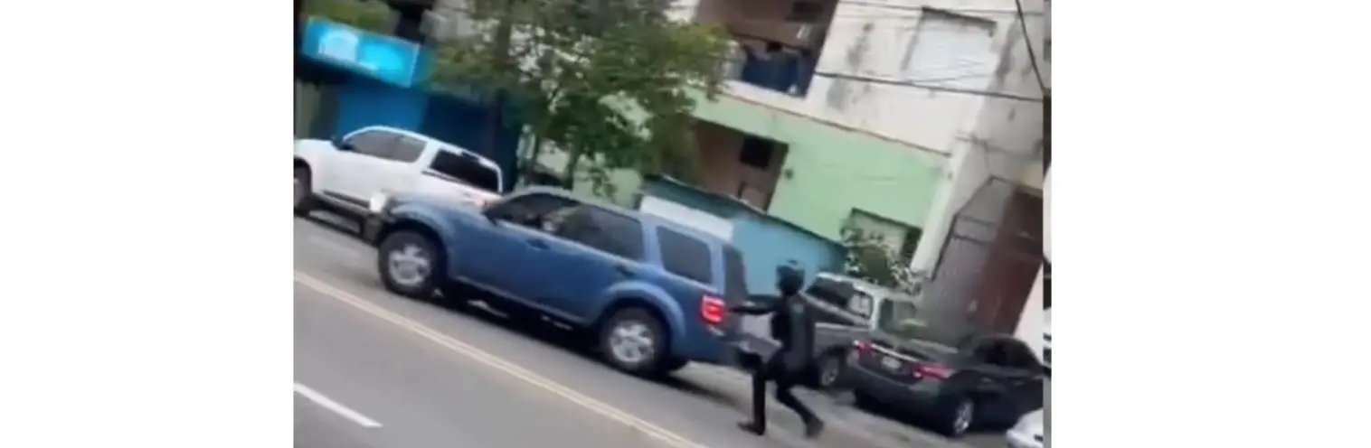 Persecución policial en Santo Domingo Este