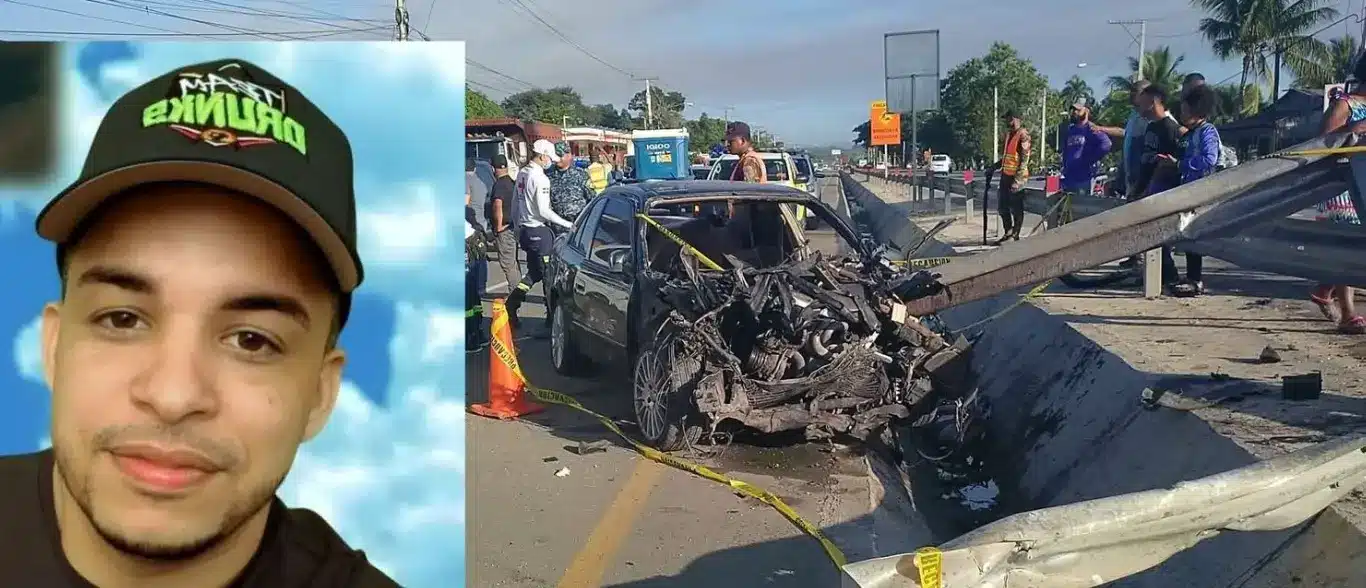 Accidente en La Vega cobra la vida de joven conductor en el tramo Durende
